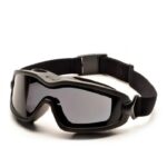 Маска баллистическая Pyramex V2G-Plus (XP) (gray) Anti-Fog, чёрная