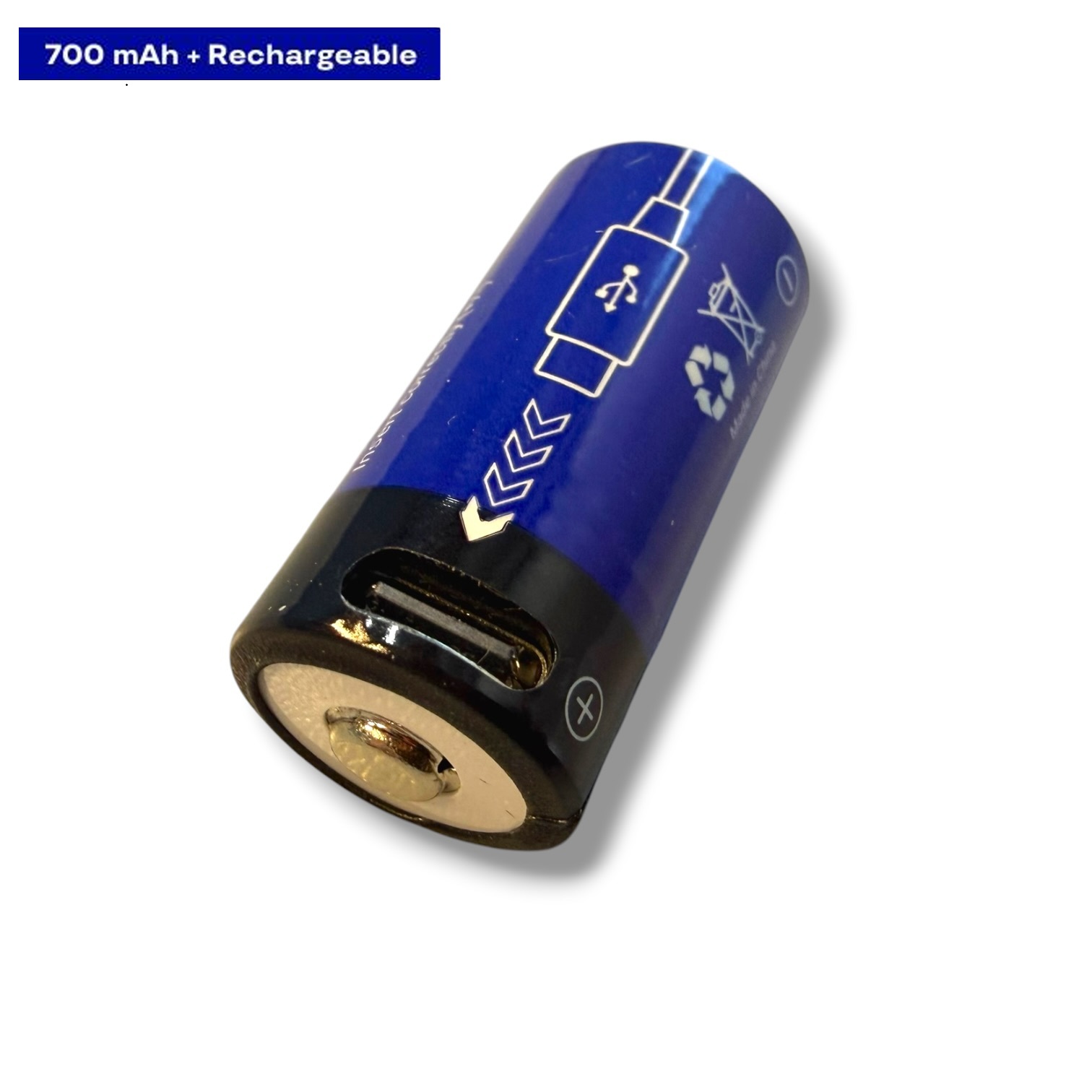 Аккумуляторная батарея литиевая CR123A/16340 700mAh с разъемом TYPE-C 3.7V Lithium — изображение 9