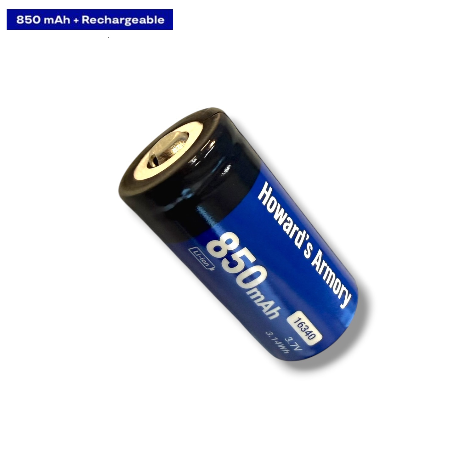 Аккумулятор литиевый CR123A/16340 емкостью 850mAh 3.7V Lithium — изображение 8