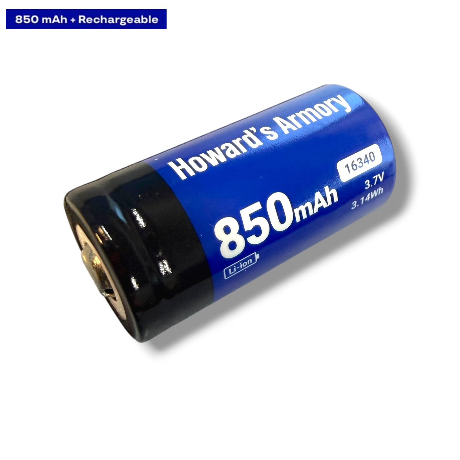Аккумулятор литиевый CR123A/16340 емкостью 850mAh 3.7V Lithium — изображение 5
