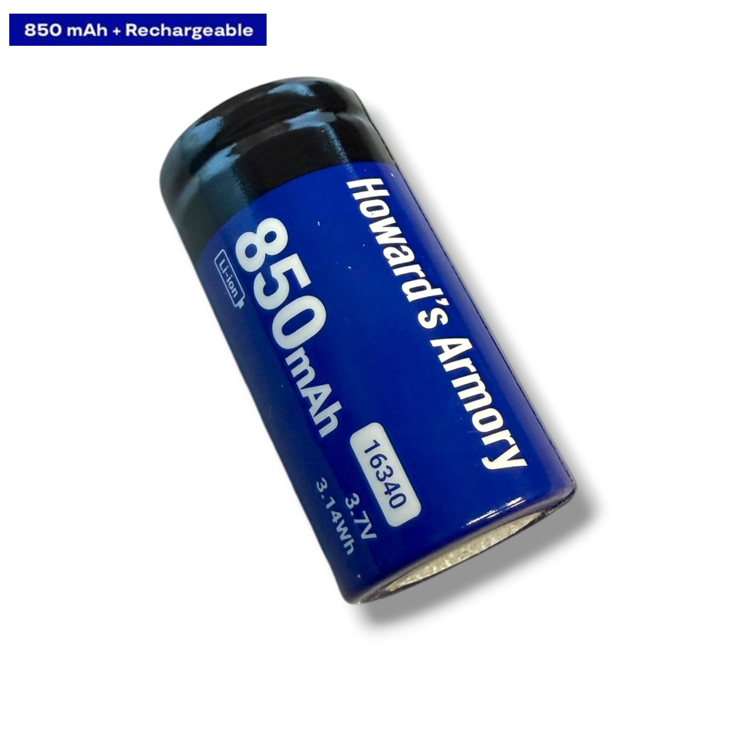 Аккумулятор литиевый CR123A/16340 емкостью 850mAh 3.7V Lithium — изображение 4