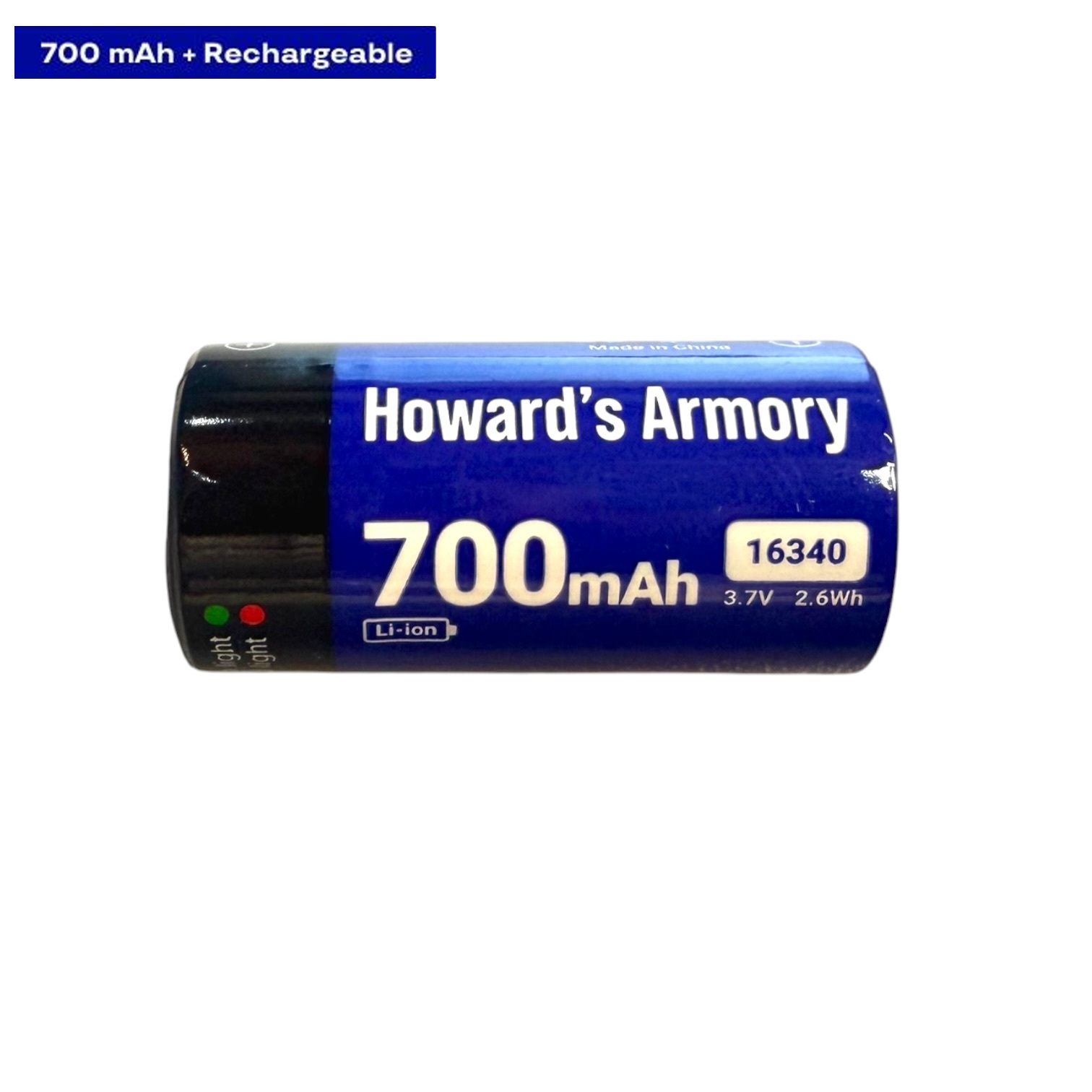 Аккумуляторная батарея литиевая CR123A/16340 700mAh с разъемом TYPE-C 3.7V Lithium — изображение 8