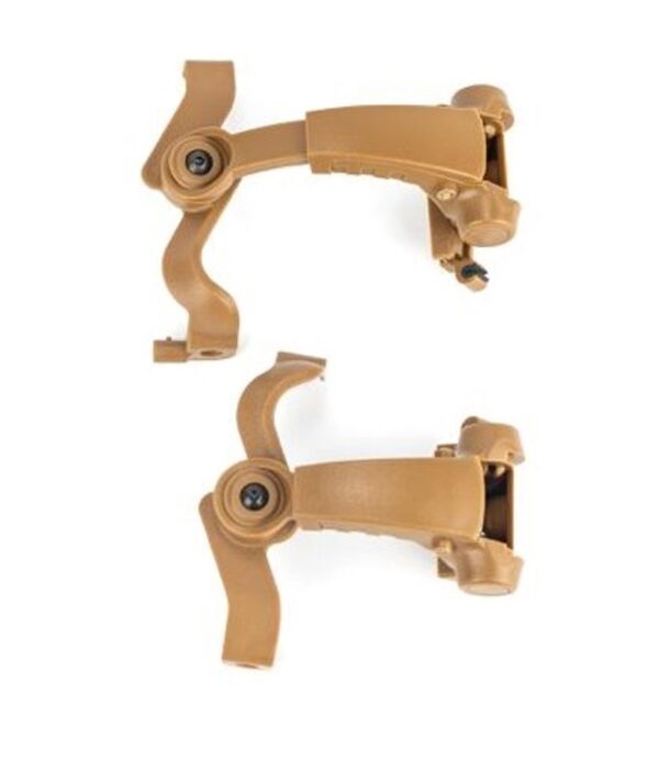 Крепление адаптера Чебурашка EARMOR M16A-CB (койот) для наушников M31Plus/M32Plus на рейки ARC — изображение 3