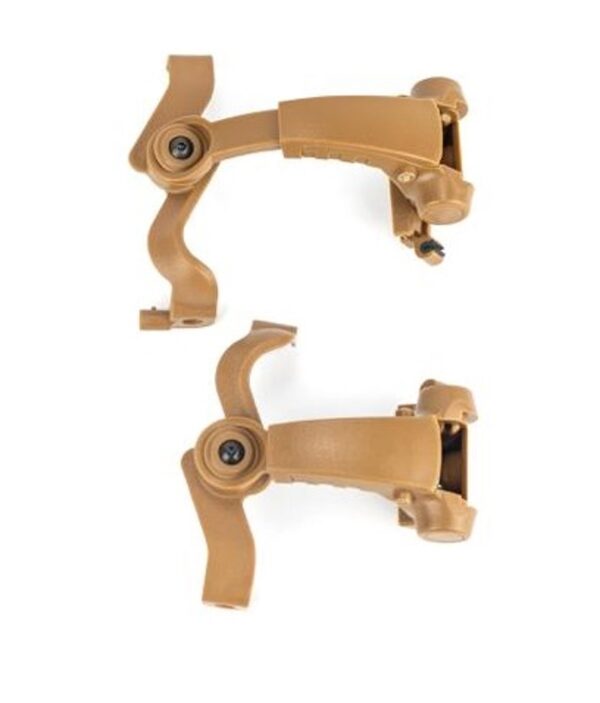 Кріплення адаптер чебурашка EARMOR M16A-CB (койот) для навушників M31Plus/M32Plus на рейки ARC - Зображення 3