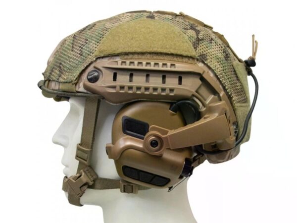 Крепление адаптера Чебурашка EARMOR M16A-CB (койот) для наушников M31Plus/M32Plus на рейки ARC — изображение 4