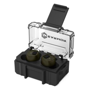 Активні захисні навушники (беруші) Earmor M20T Pro з Bluetooth - NRR30 - Олива