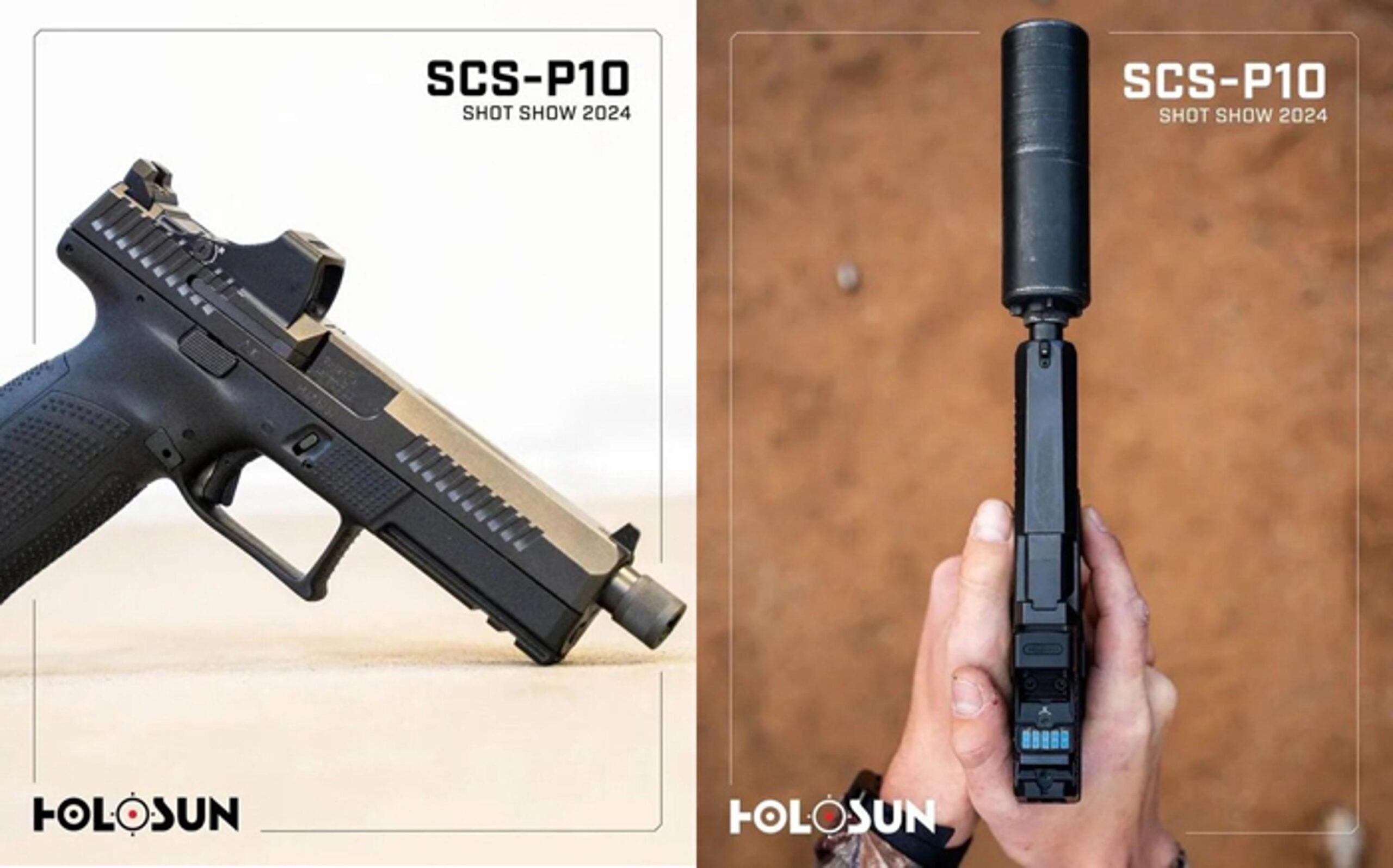 Коллиматорный прицел пистолетный Holosun SCS P10 Green Dot Reticle 2 MOA +32 MOA (для CZ P-10) — изображение 3