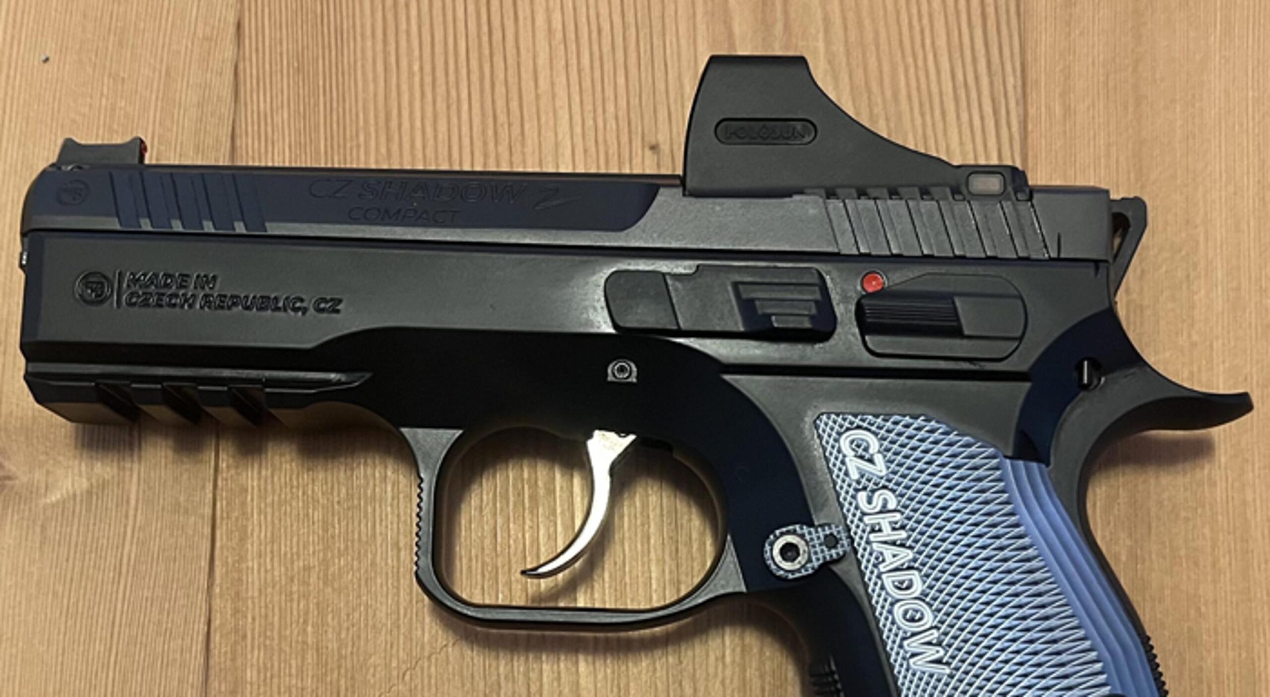 Коллиматорный прицел пистолетный Holosun SCS P10 Green Dot Reticle 2 MOA +32 MOA (для CZ P-10) — изображение 4