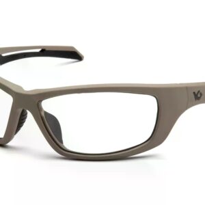 Захисні окуляри Venture Gear Tactical Howitzer Tan (clear) Anti-Fog, прозорі в пісочній оправі