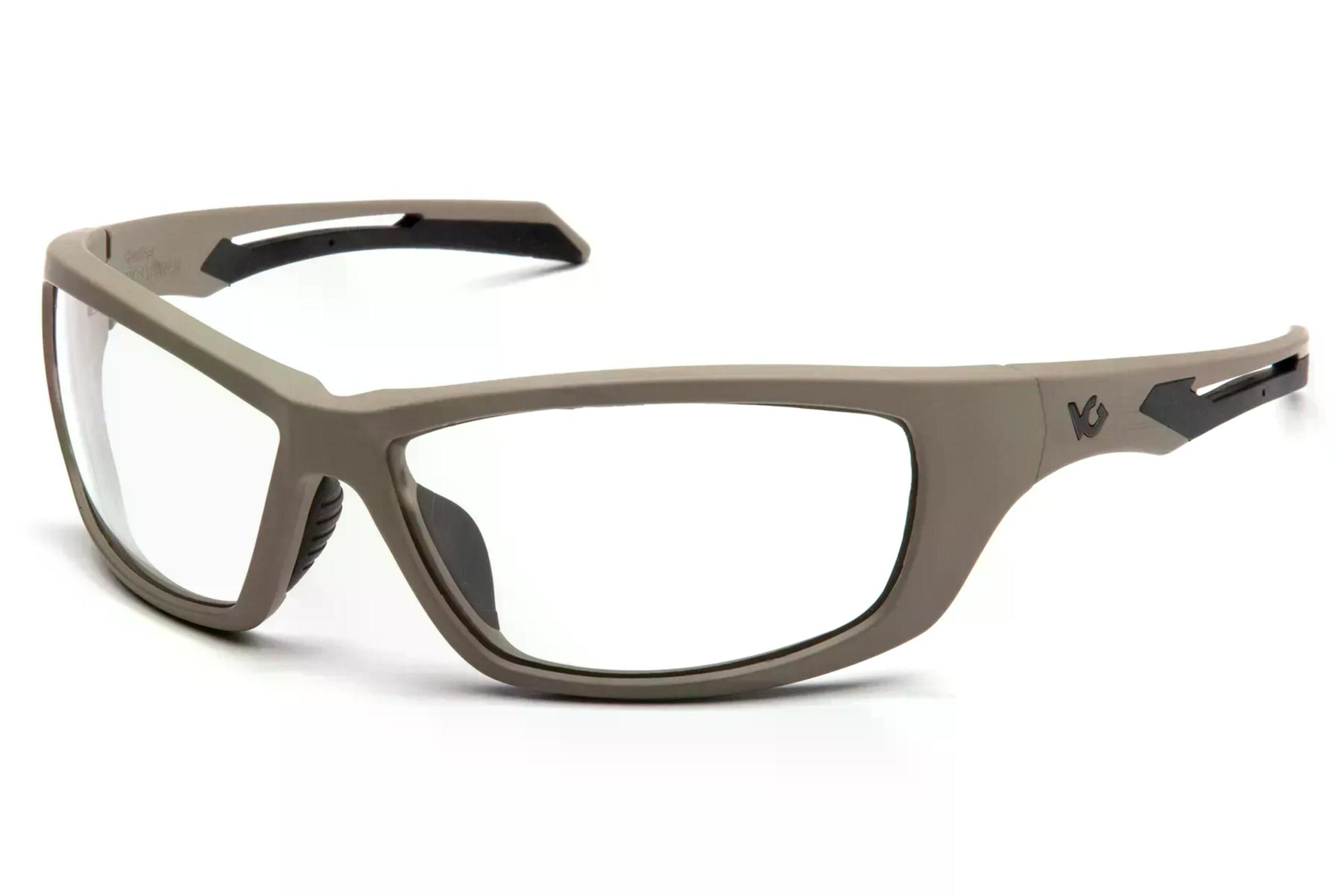 Захисні окуляри Venture Gear Tactical Howitzer Tan (clear) Anti-Fog, прозорі в пісочній оправі