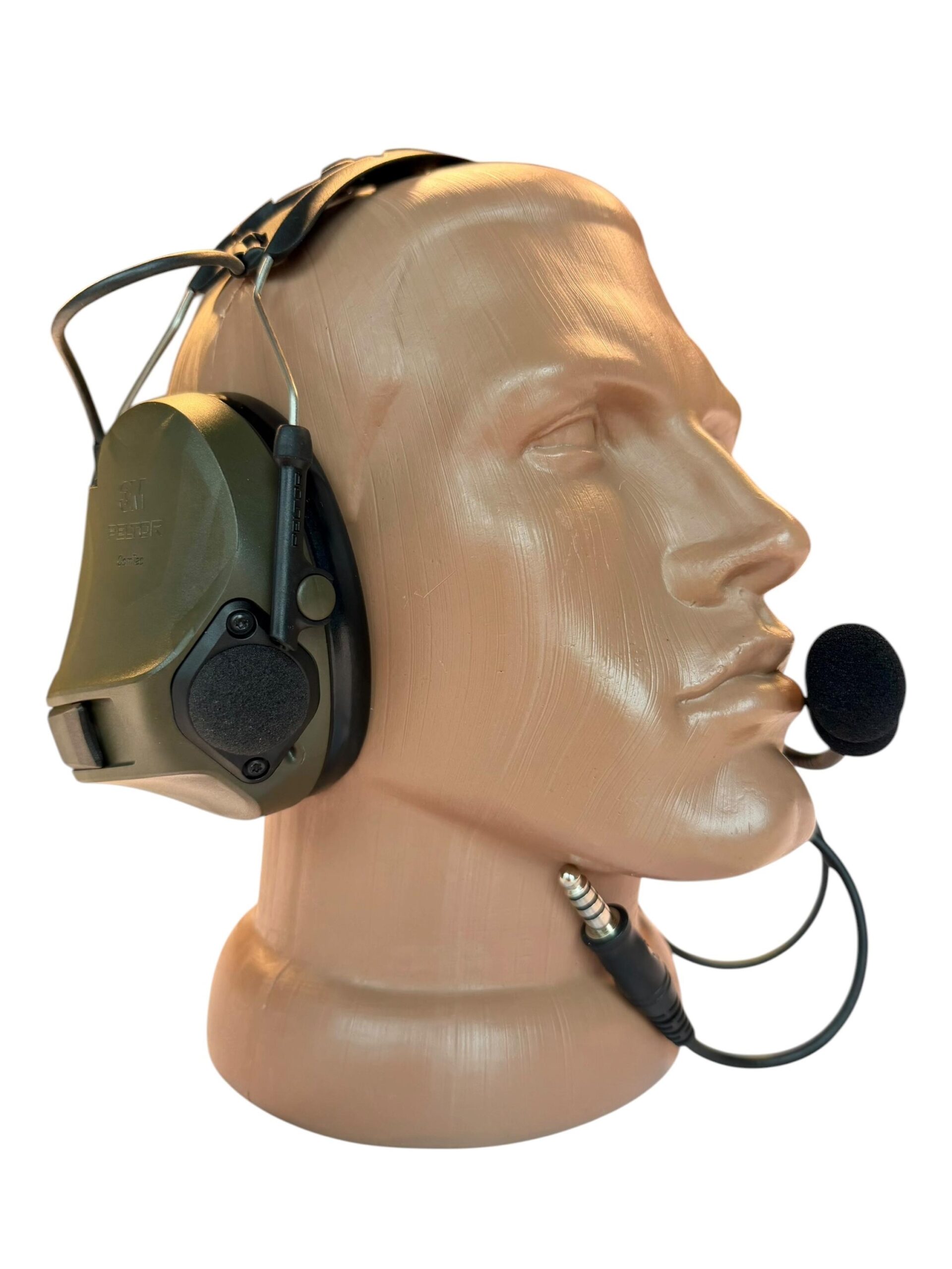 Активні тактичні навушники 3M PELTOR ComTac VIII з адаптерами, 1 аудіовиходом 4 контакт NATO та мікрофоном - Зображення 4