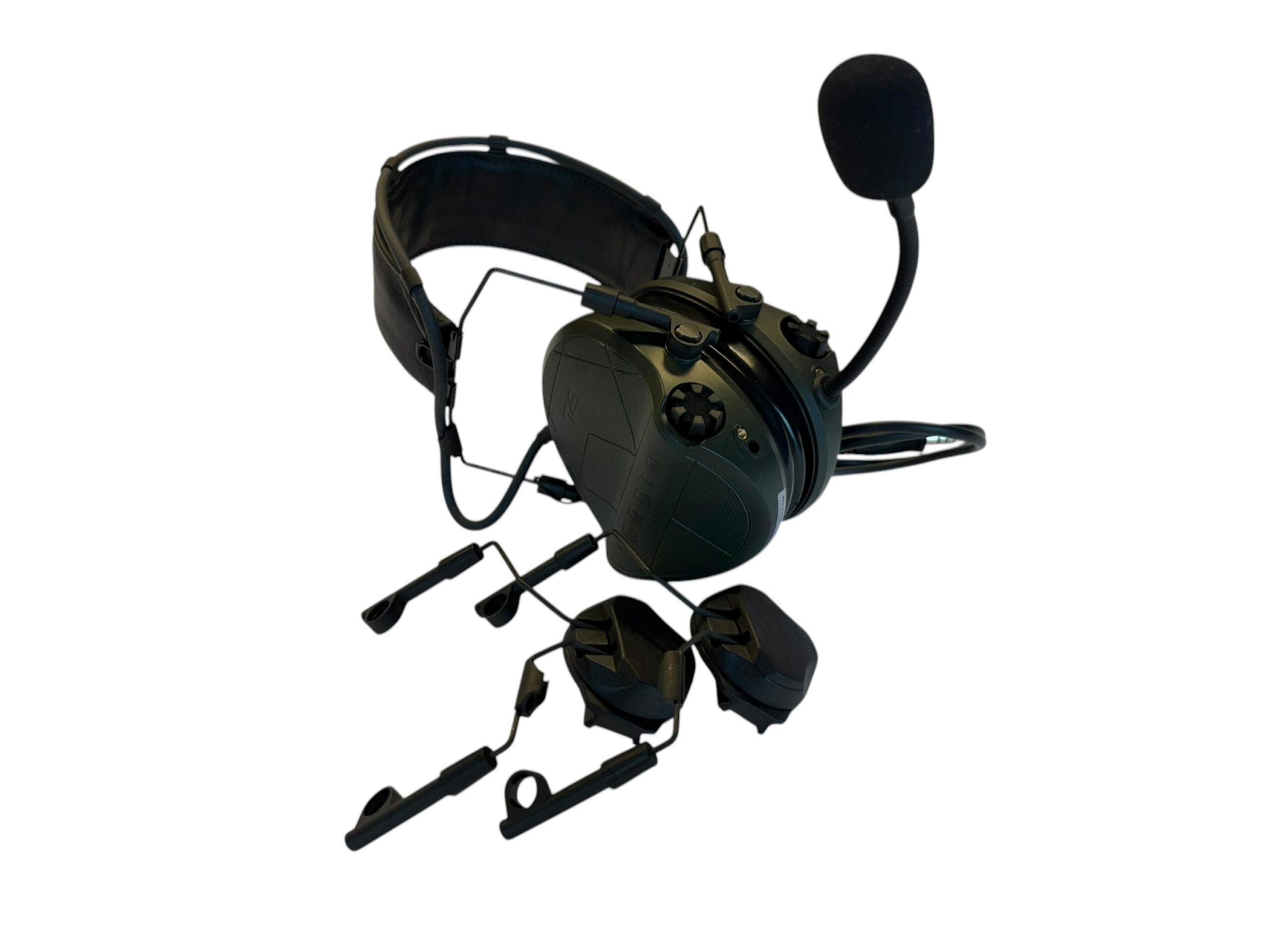 Активні навушники Sordin Supreme T2 Headband Green з адаптерами та мікрофоном (303006-10P-MIC) - Зображення 11