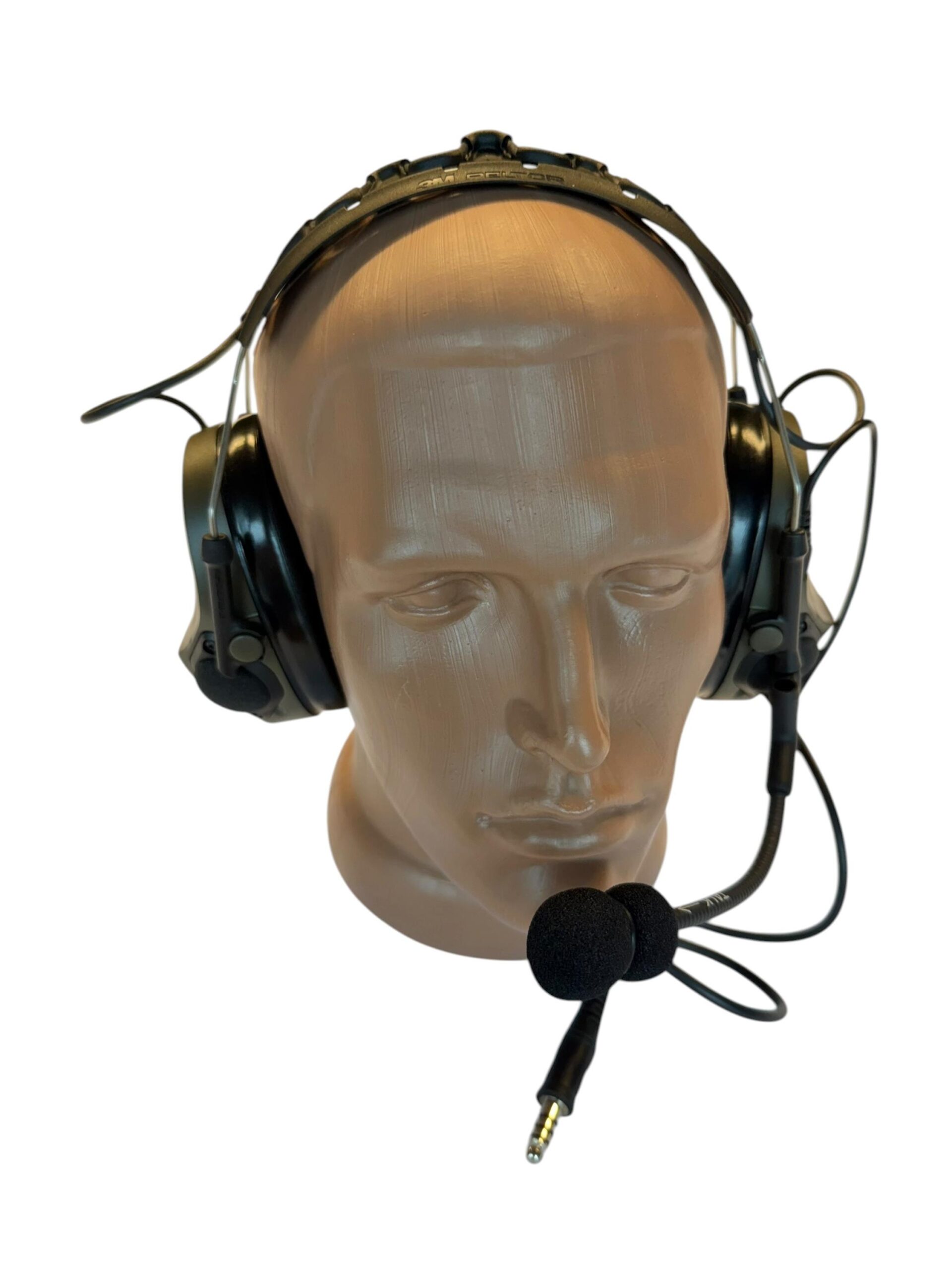 Активні тактичні навушники 3M PELTOR ComTac VIII з адаптерами, 1 аудіовиходом 4 контакт NATO та мікрофоном - Зображення 2