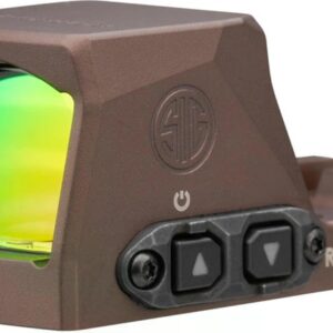 Прицел коллиматорный пистолетный Sig Sauer ROMEO-X Pro Red-Dot 2 MOA 32 MOA Circle FDE (SORX1002)