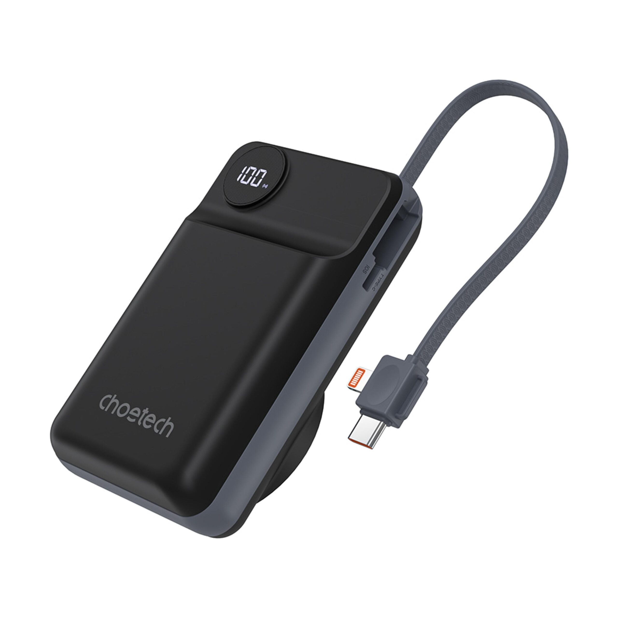 Павербанк Choetech B696 Black 20000mAh QC3.0 PD3.0 беспроводная зарядка смартфонов и Apple Watch.