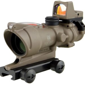 Комплект призматического прицела TRIJICON ACOG 4x32 BAC и коллиматора RMR 3.25 МОА FDE (TA31-D-100570)
