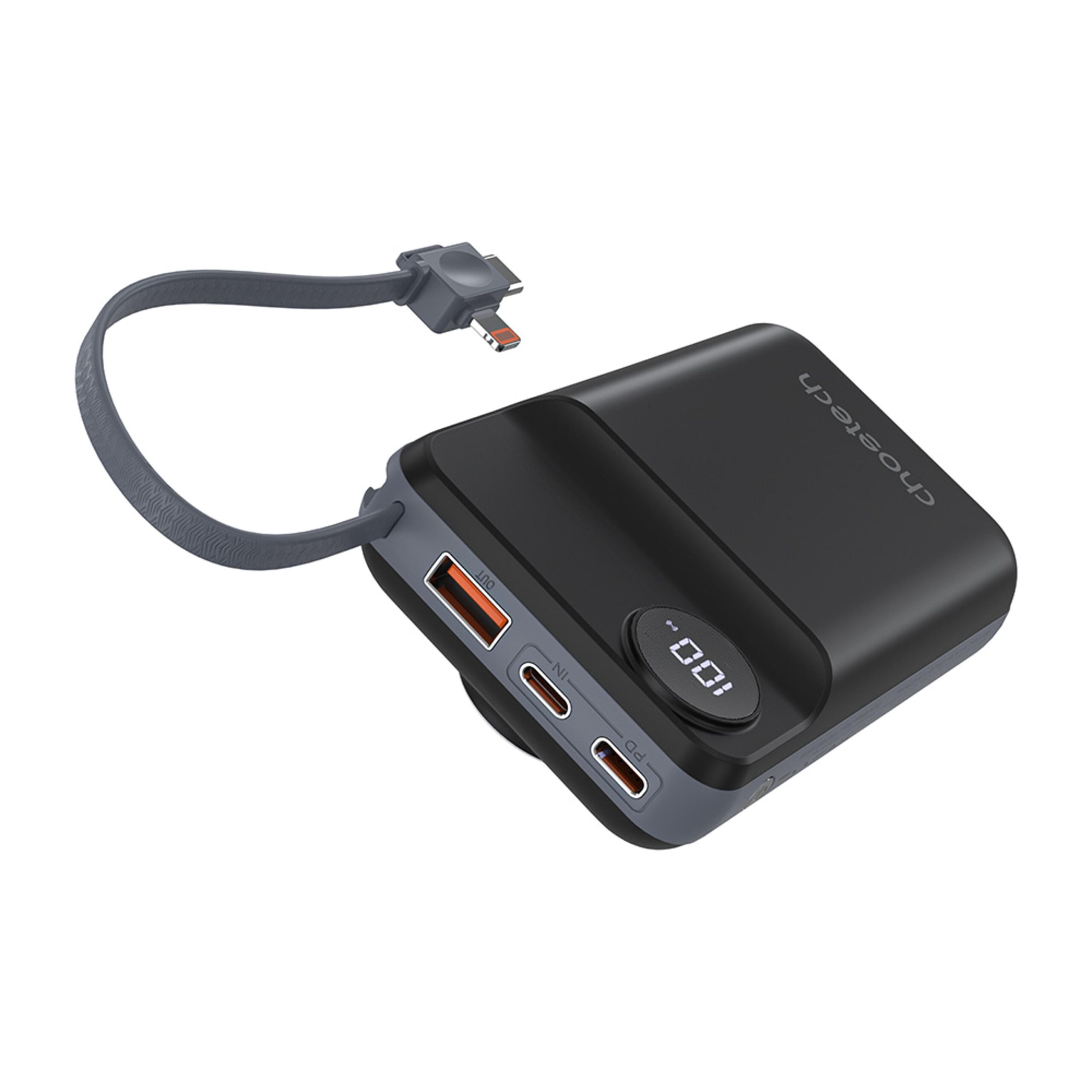 Павербанк Choetech B696 Black 20000mAh QC3.0 PD3.0 беспроводная зарядка смартфонов и Apple Watch. — изображение 2