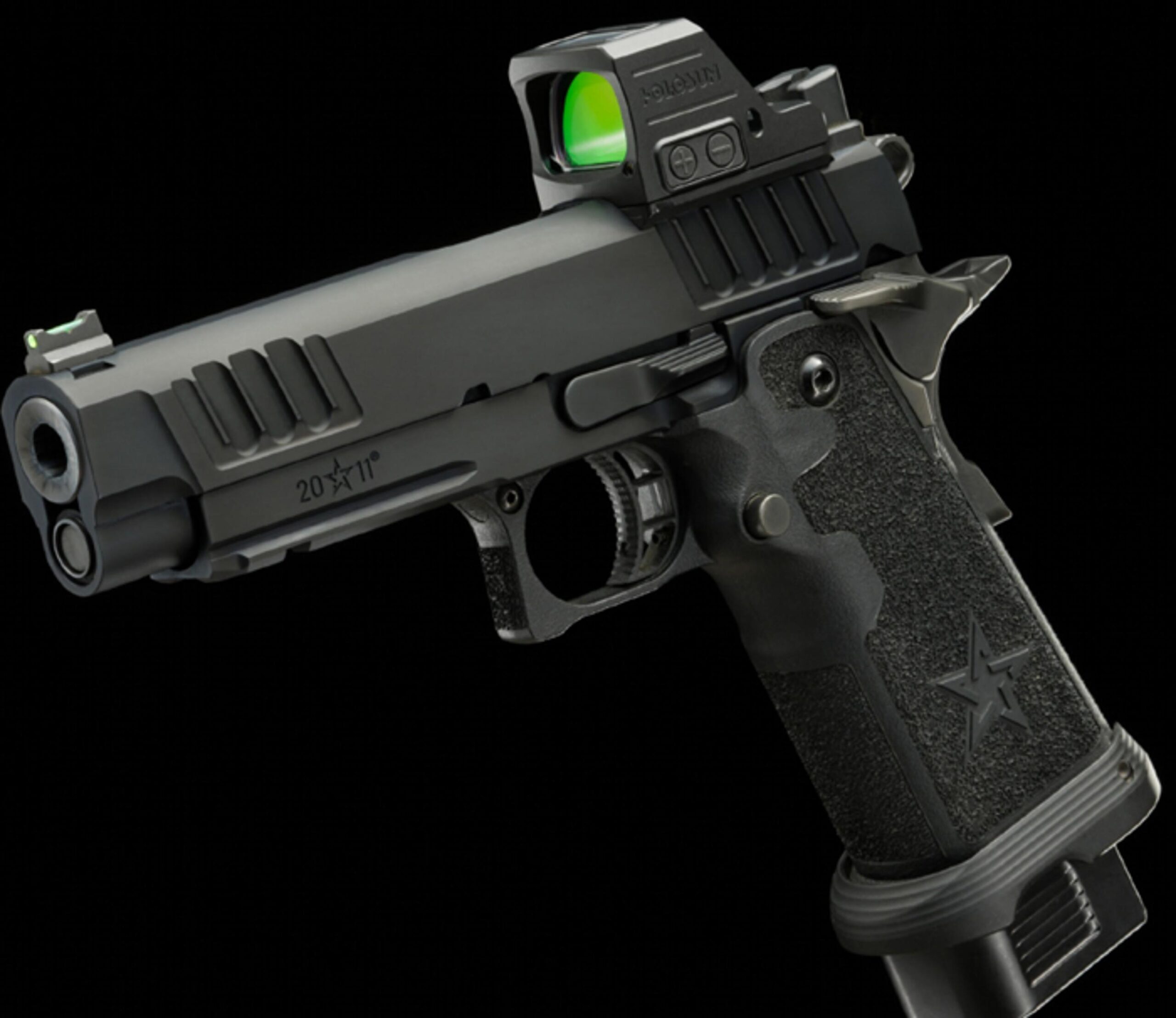 Коллиматорный прицел пистолетный RMR Holosun HS407C-RD X3 Red Dot точка 2 MOA — изображение 9