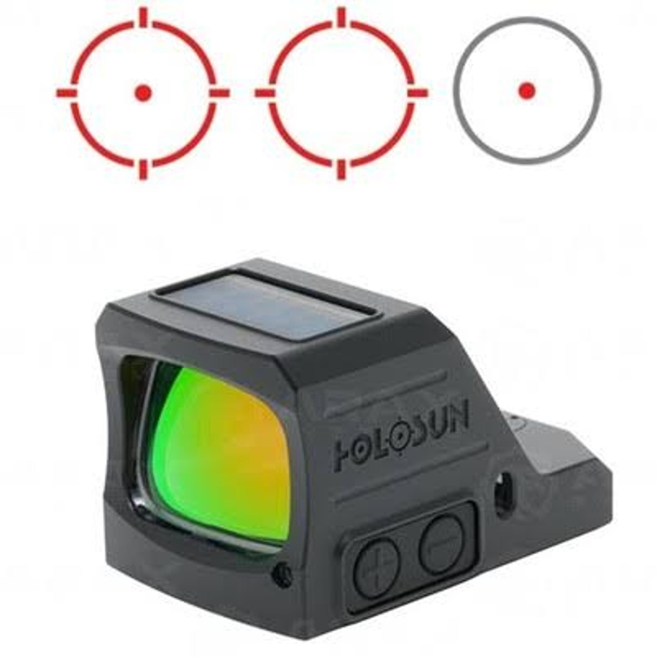 Коллиматорный прицел пистолетный Holosun HS507C-RD X3 Red Dot точка 2 MOA + круг 65 MOA. — изображение 3