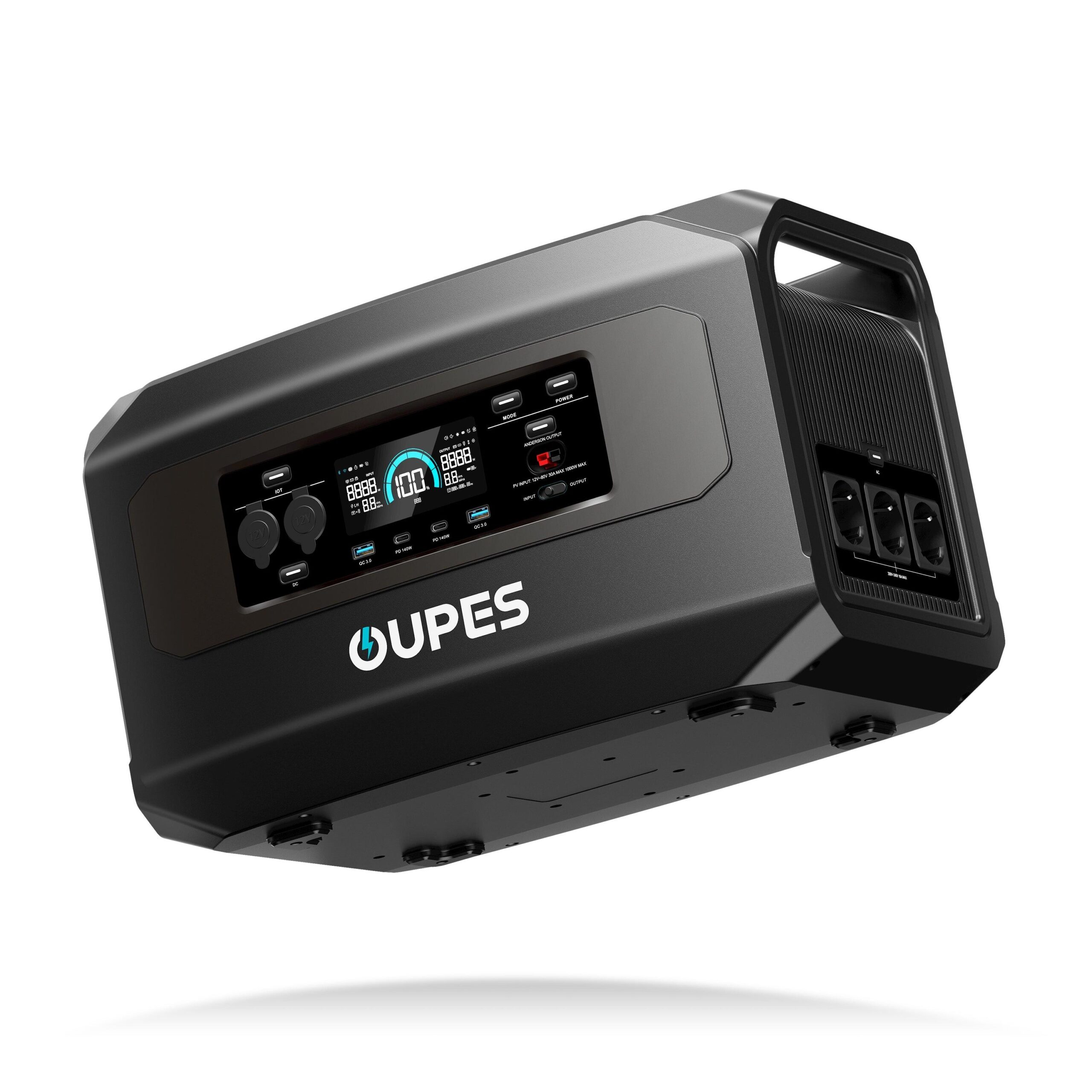 Портативная зарядная станция OUPES HP3000 (Mega 2 Pro) 3000W 2048Wh LiFePO4 с функцией ИБП — изображение 5