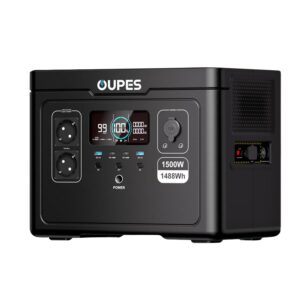 Портативная зарядная станция OUPES S015 (Exodus 1500) 1500W 1488Wh LiFePO4 с функцией ИБП