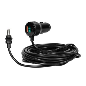 Автомобильный кабель питания E-NET для Starlink Mini от прикуривателя, 5 м, с USB Type-C и LED-индикатором