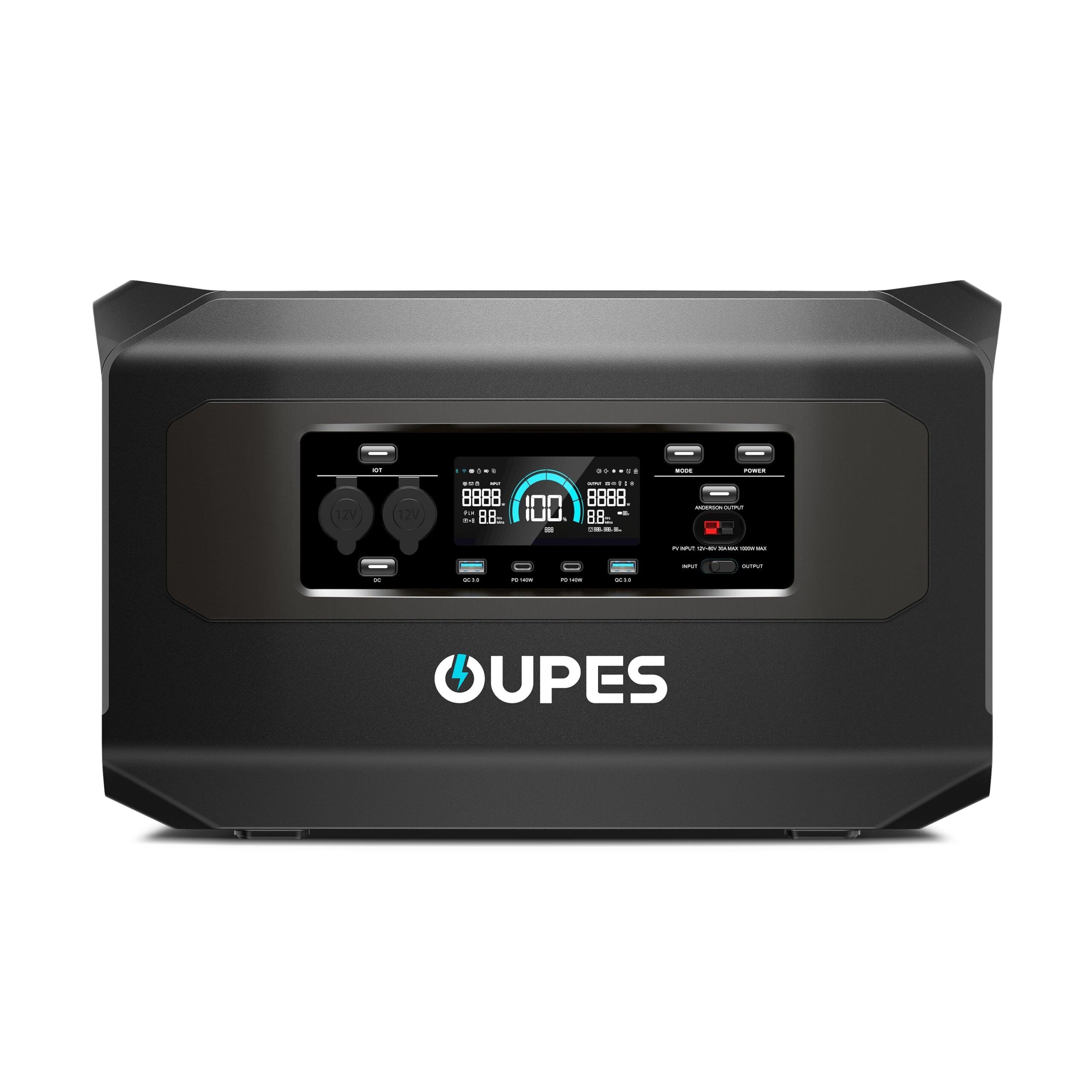 Портативная зарядная станция OUPES HP3000 (Mega 2 Pro) 3000W 2048Wh LiFePO4 с функцией ИБП — изображение 2