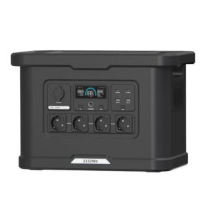 Портативна зарядна станція OUPES S024 Lite 2400W 2232Wh LiFePO4 з функцією ДБЖ