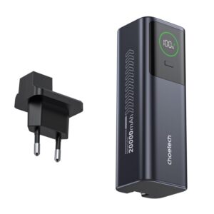 Павербанк Choetech B1012 20000mAh Grey 100W EU адаптер QC3.0 PD3.0