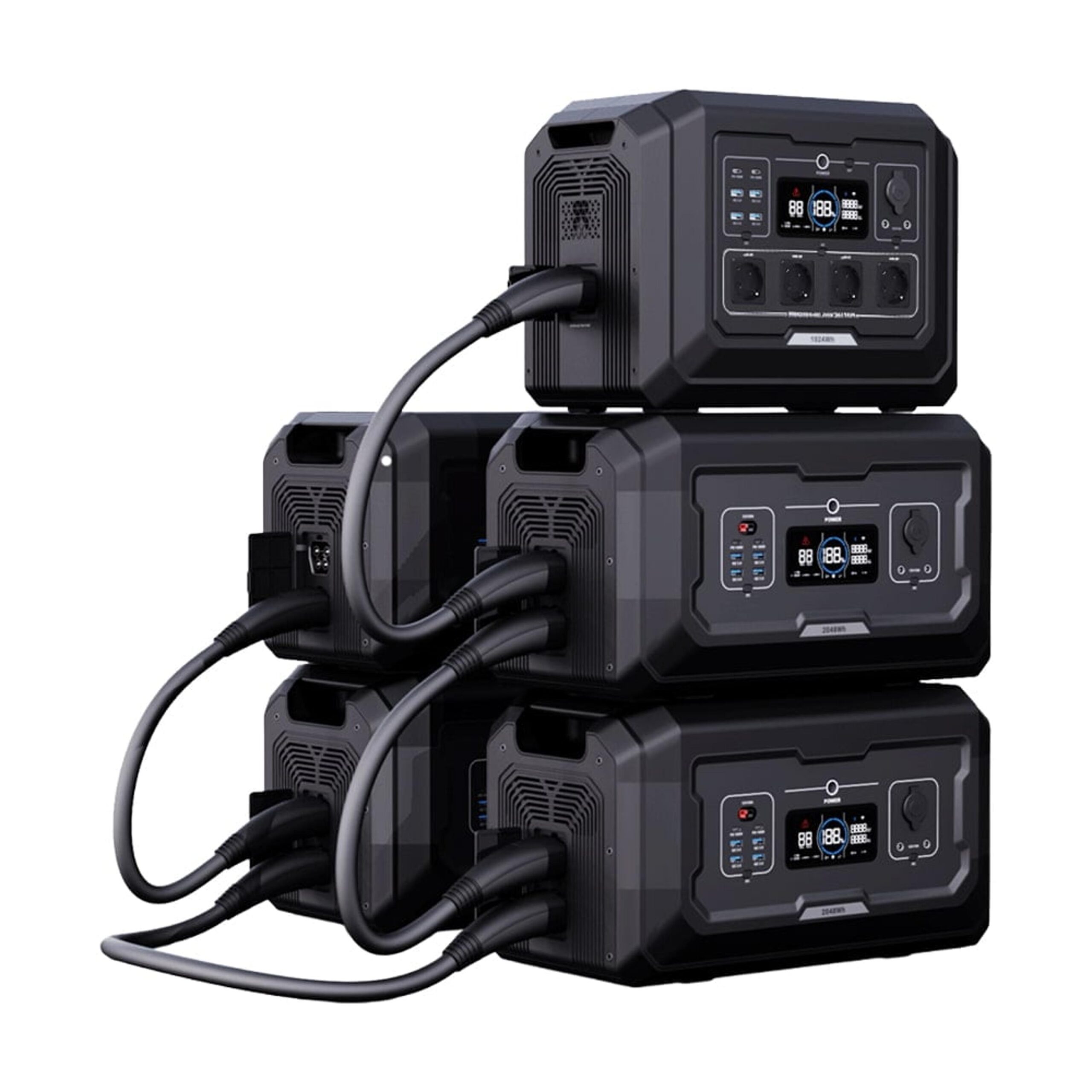 Портативна зарядна станція OUPES S1 (Mega 1) 2000W 1024Wh LiFePO4 з функцією ДБЖ - Зображення 14