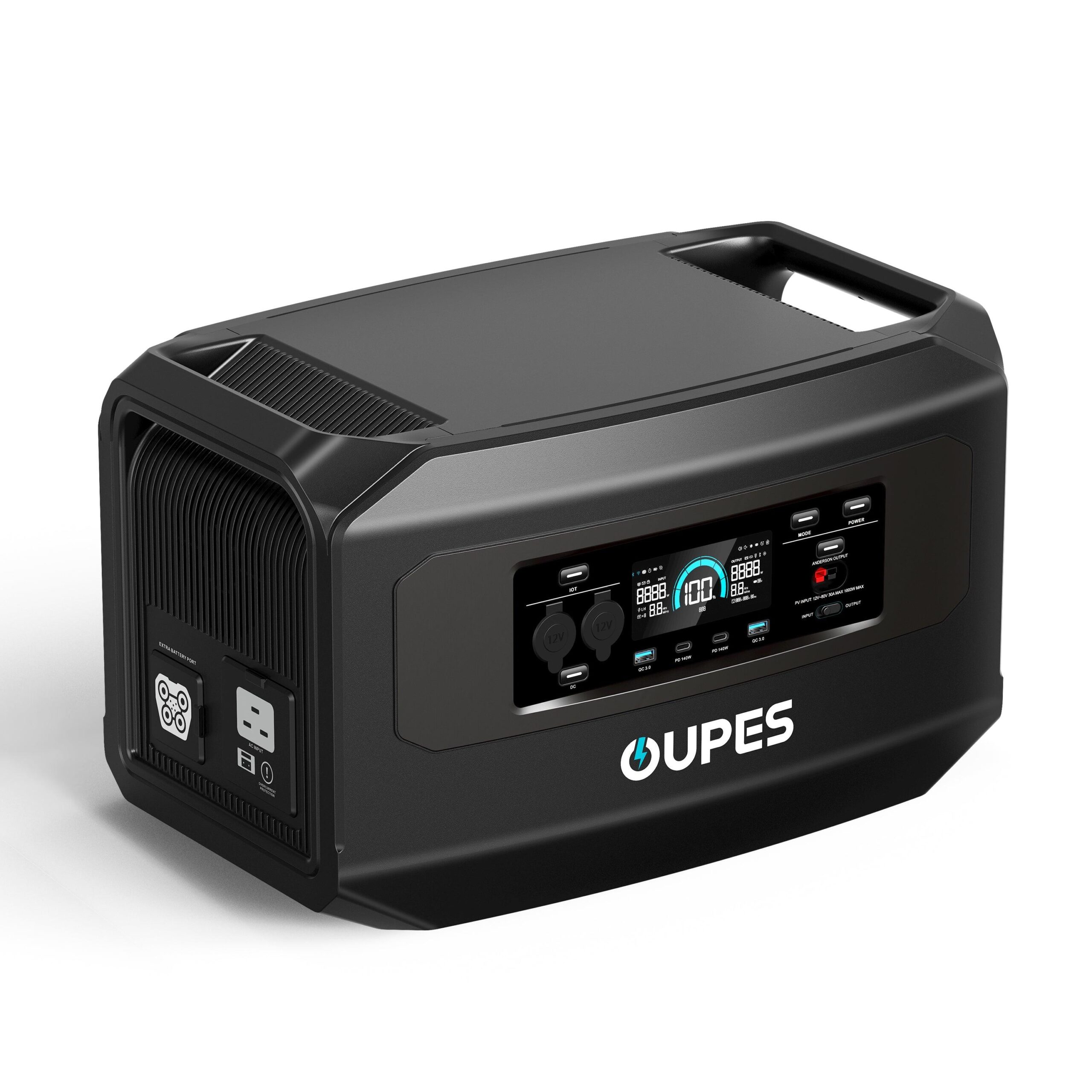 Портативная зарядная станция OUPES HP3000 (Mega 2 Pro) 3000W 2048Wh LiFePO4 с функцией ИБП — изображение 4
