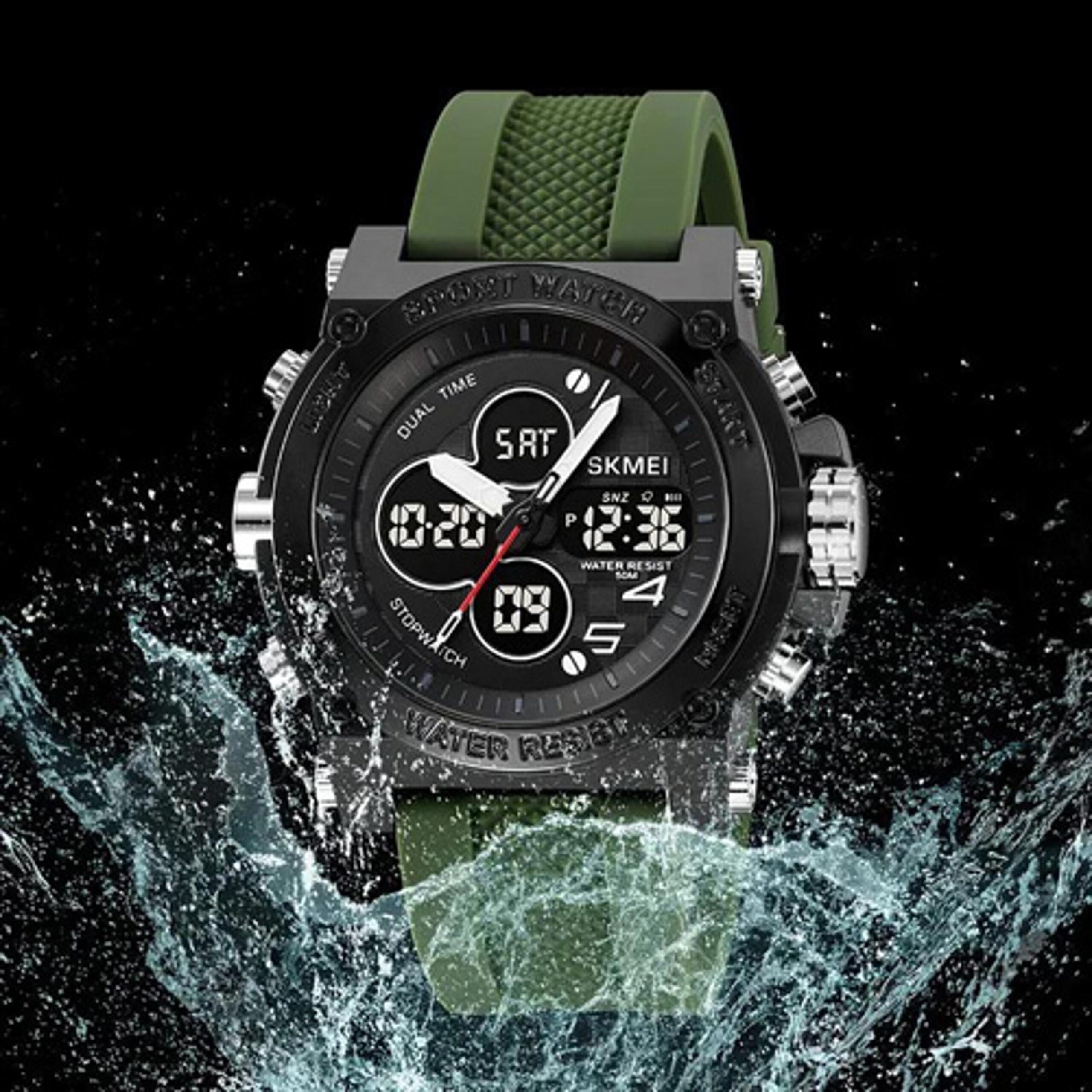 Наручные часы 2065AG SKMEI, ARMY GREEN — изображение 2