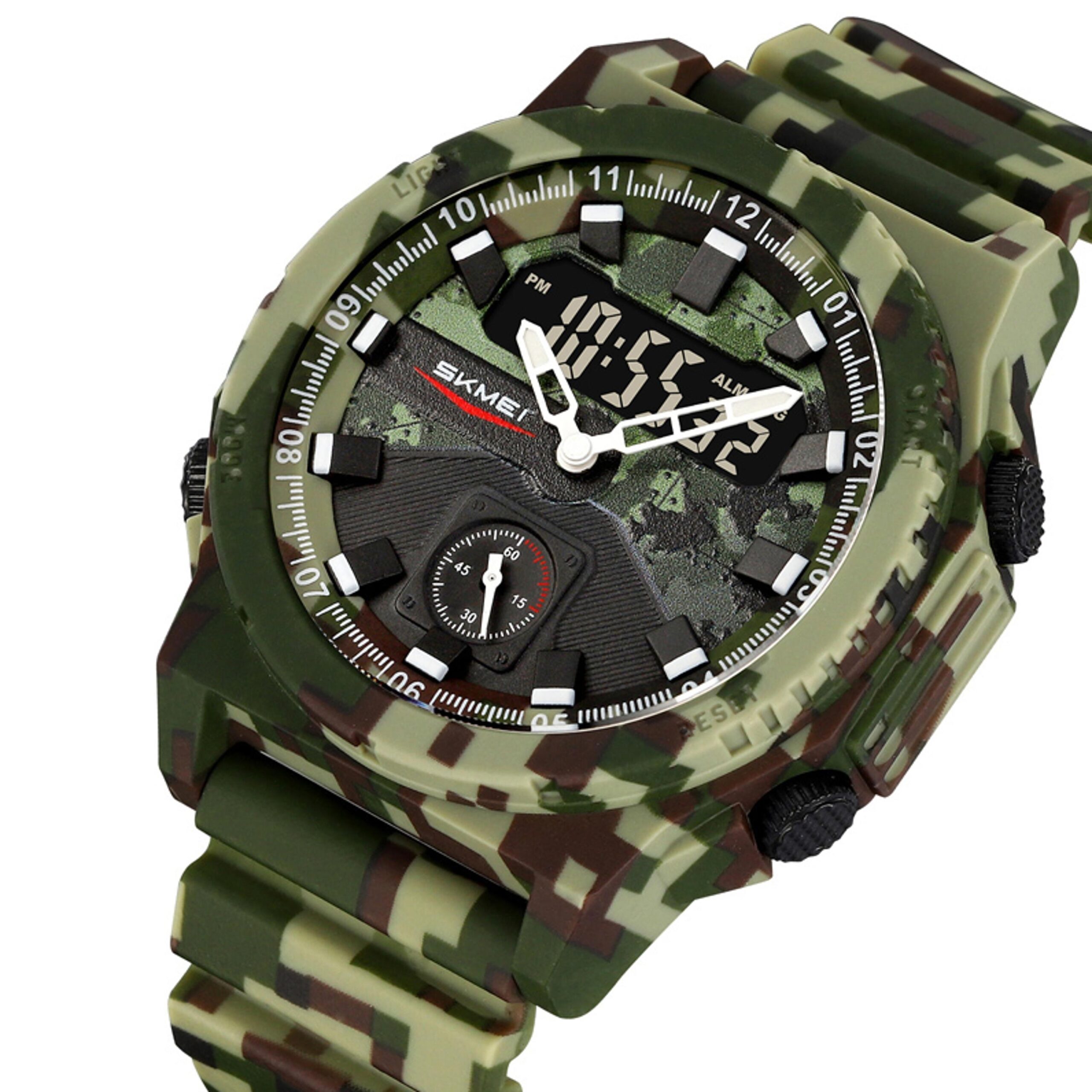 Часы наручные 2355CMGN SKMEI, CAMO GREEN — изображение 2