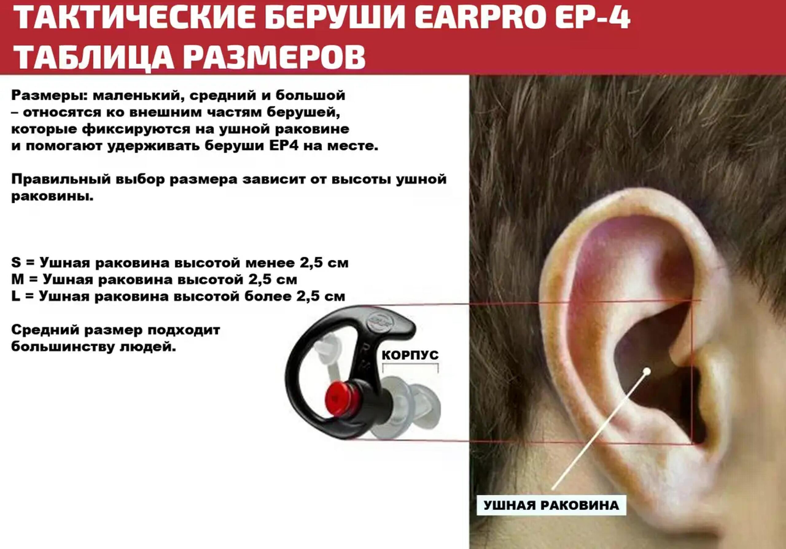 Беруши SureFire EP4 Sonic Defenders Plus Medium — изображение 5