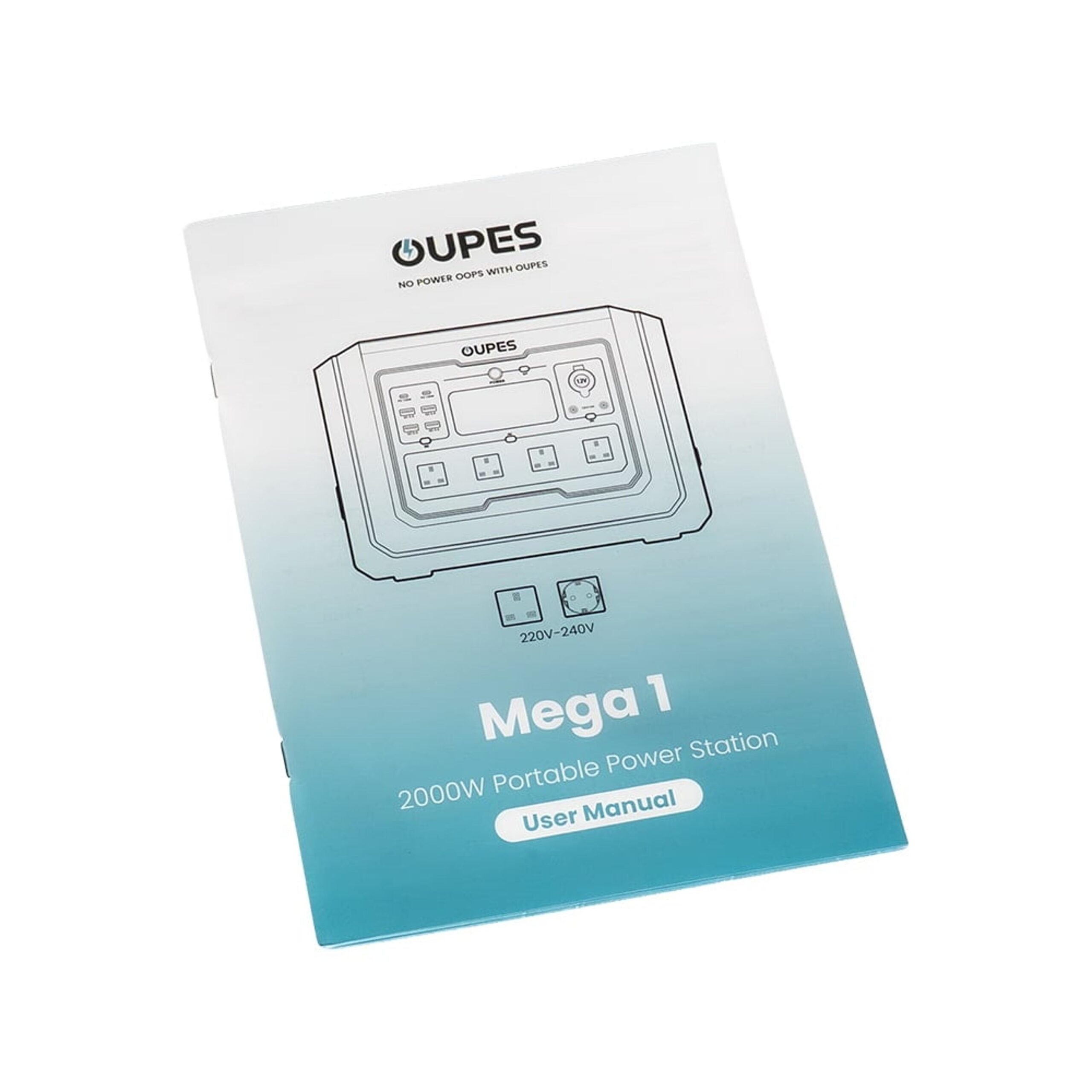 Портативна зарядна станція OUPES S1 (Mega 1) 2000W 1024Wh LiFePO4 з функцією ДБЖ - Зображення 13