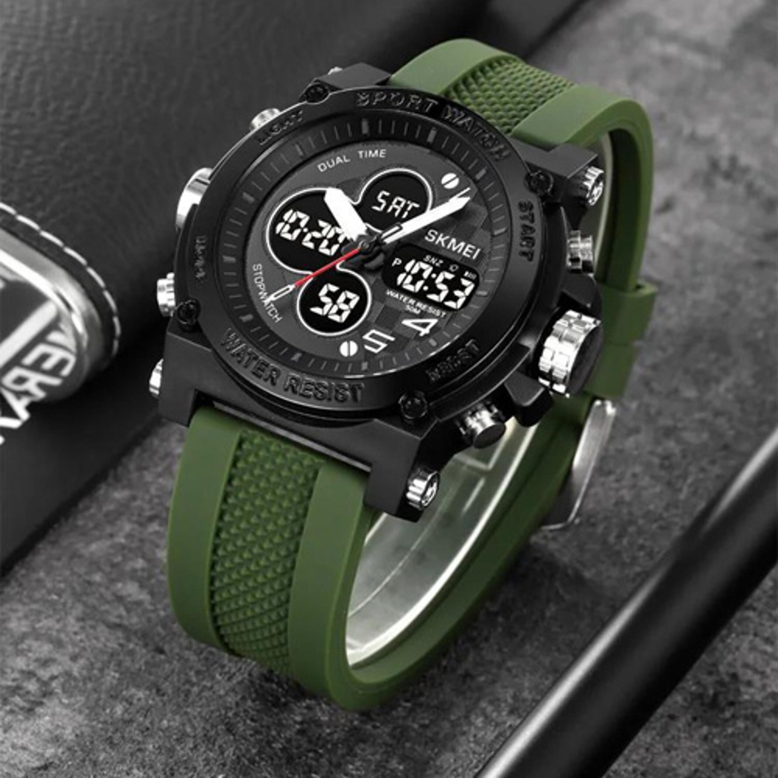 Наручные часы 2065AG SKMEI, ARMY GREEN — изображение 4