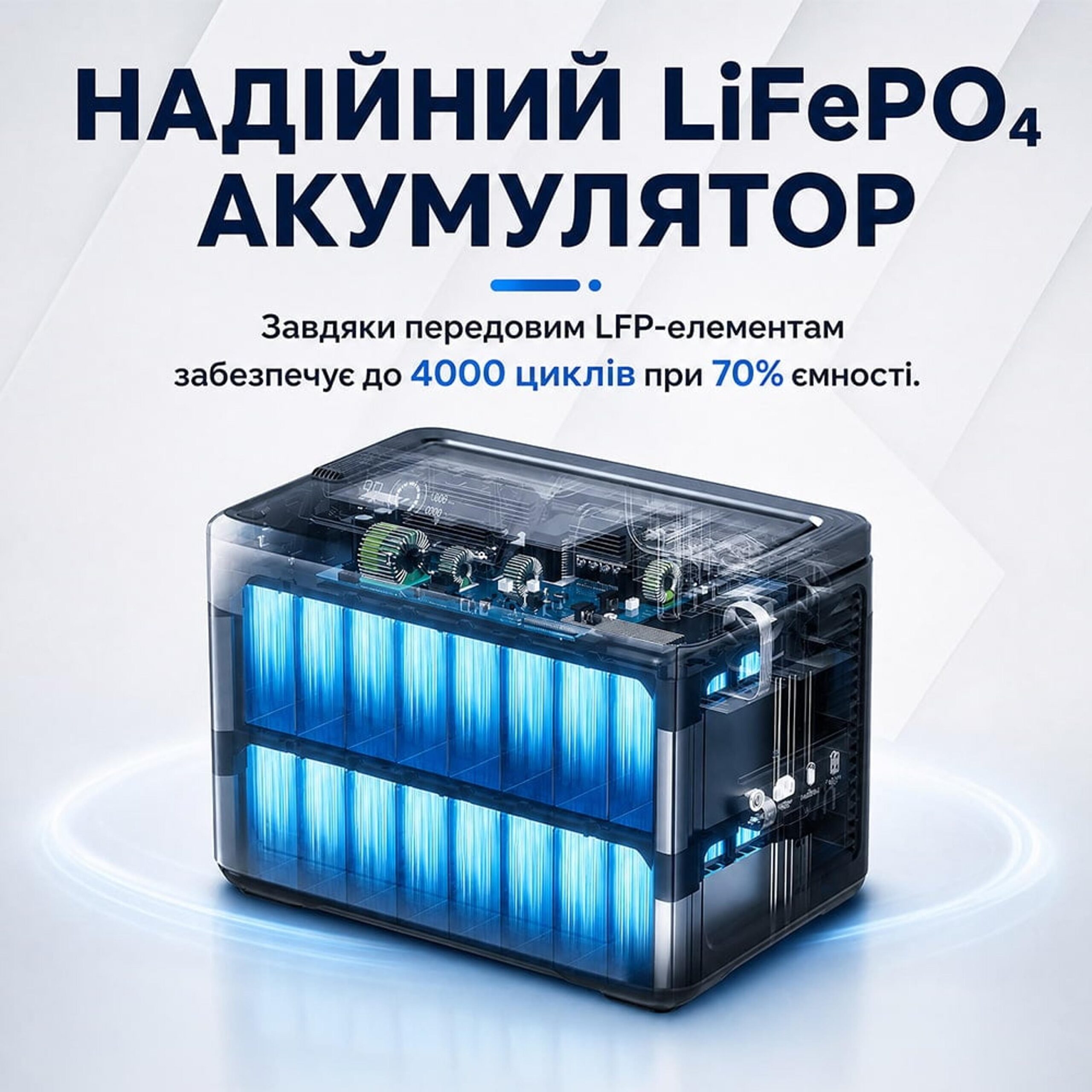 Портативная зарядная станция OUKITEL P1000E Plus 1800W 1024Wh LiFePO4 с функцией ИБП — изображение 13
