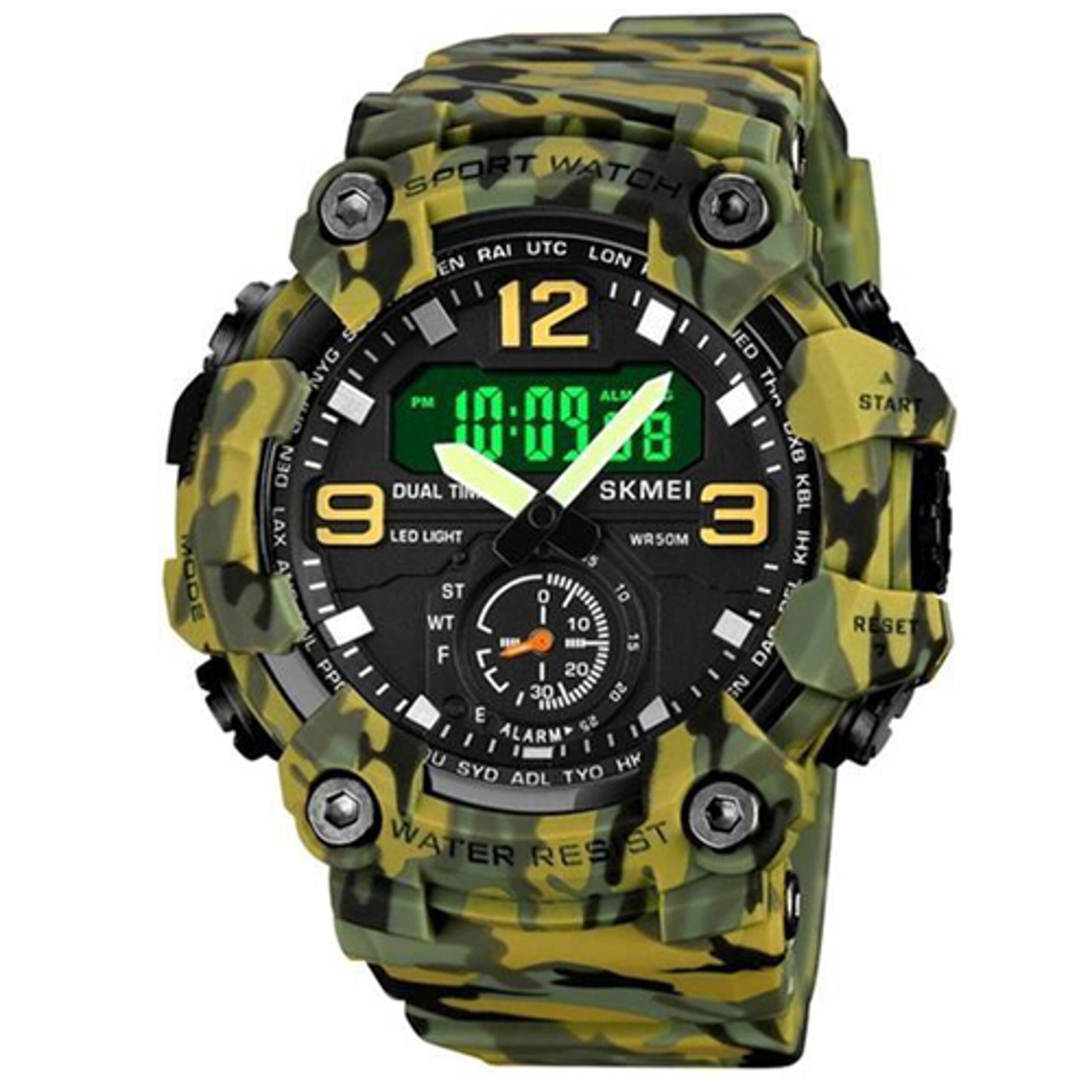 Наручные часы 1965CMGN SKMEI, CAMO GREEN — изображение 3