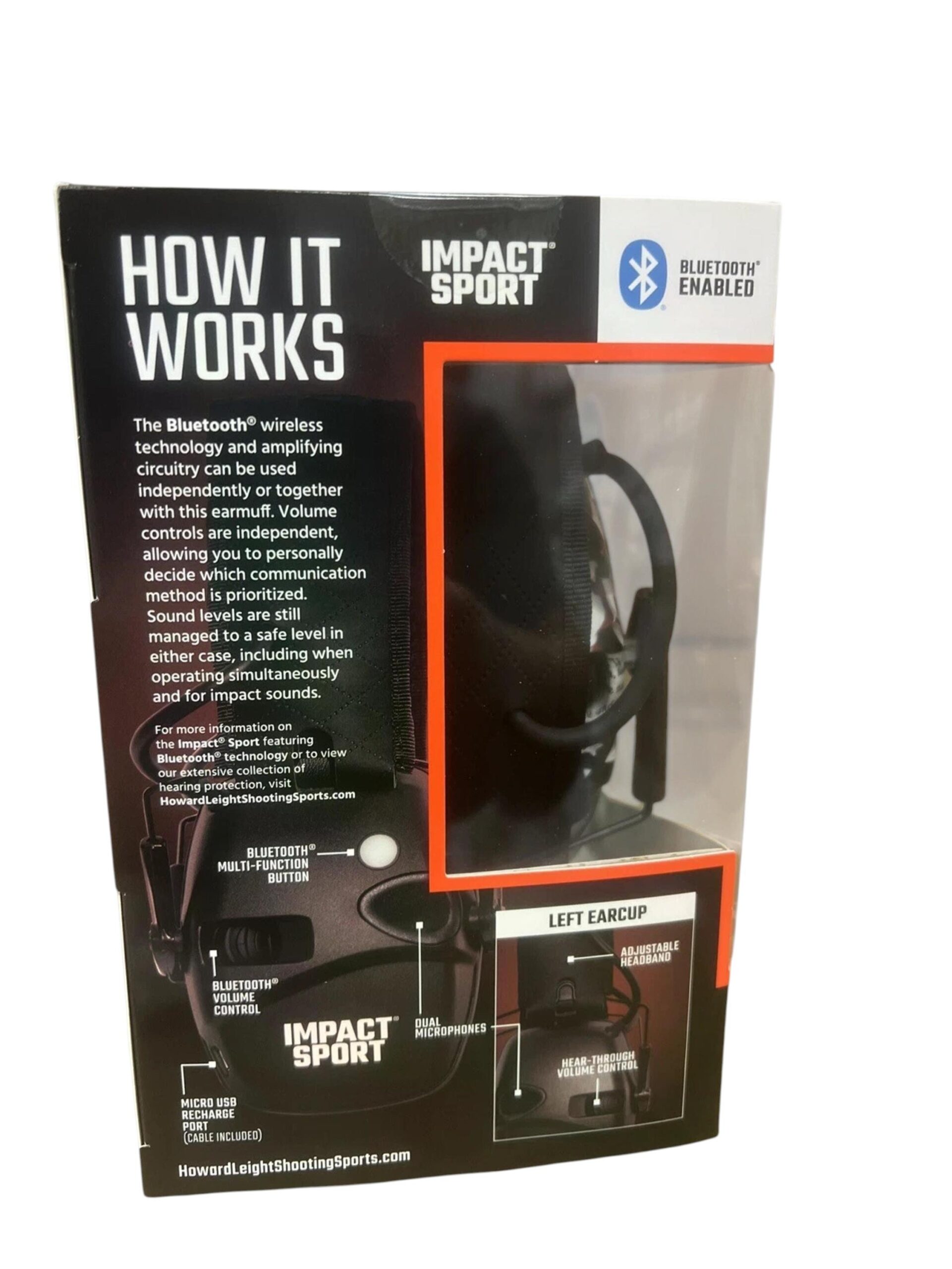Активные защитные наушники Howard Leight Impact Sport R-02545 Bluetooth — изображение 8