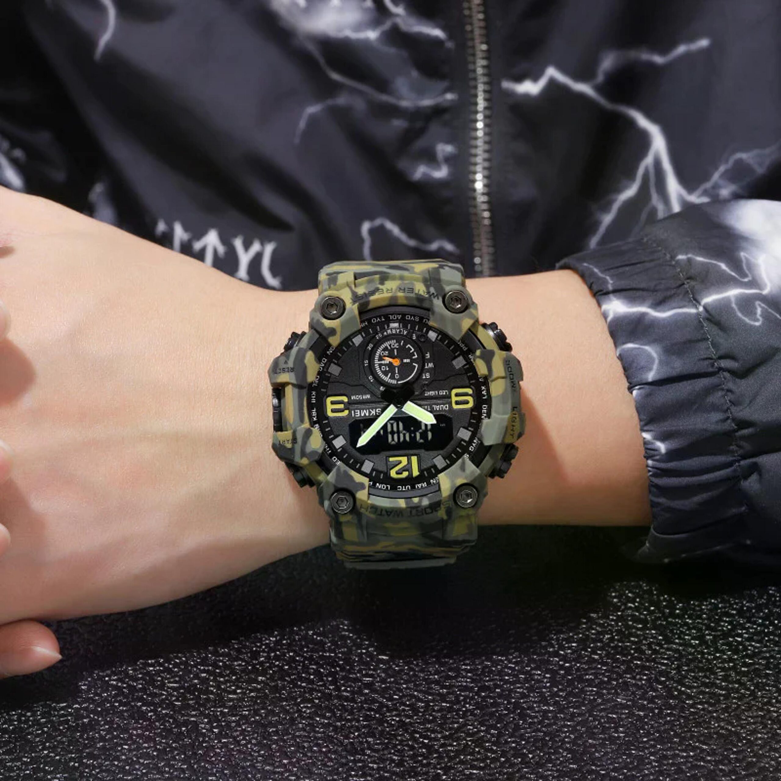 Наручные часы 1965CMGN SKMEI, CAMO GREEN — изображение 4
