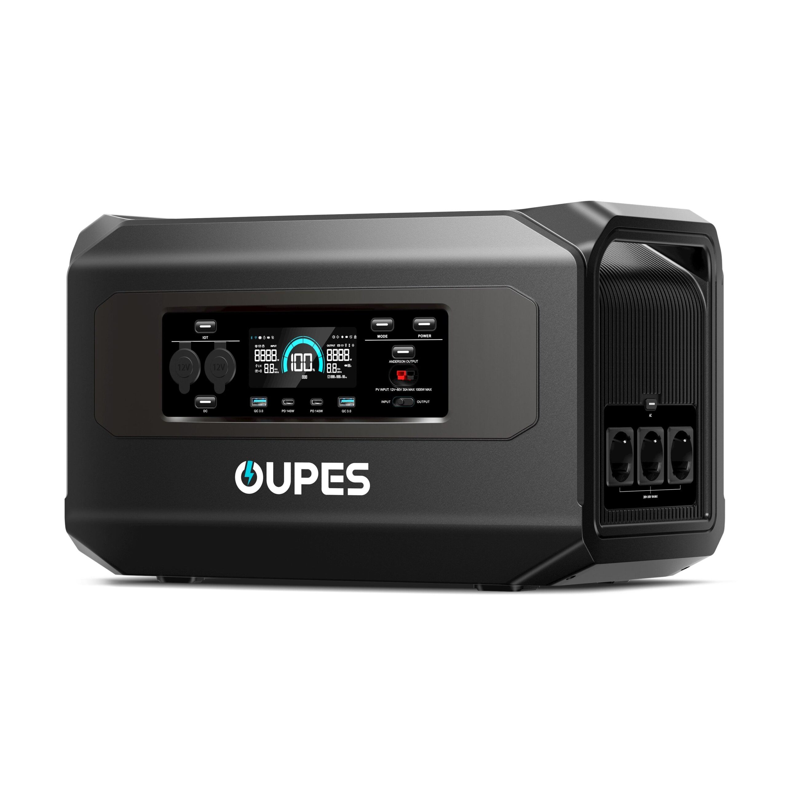 Портативная зарядная станция OUPES HP3000 (Mega 2 Pro) 3000W 2048Wh LiFePO4 с функцией ИБП