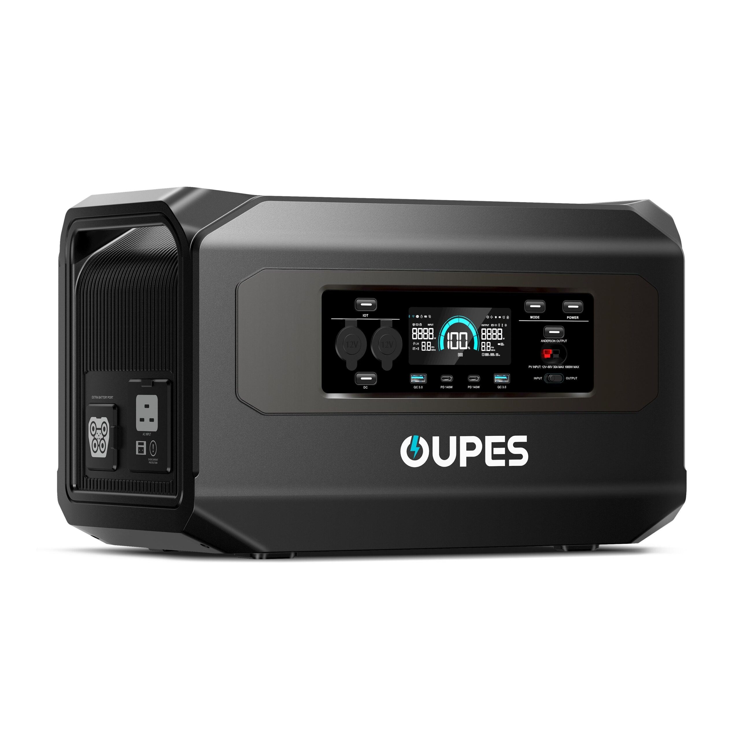Портативная зарядная станция OUPES HP3000 (Mega 2 Pro) 3000W 2048Wh LiFePO4 с функцией ИБП — изображение 3