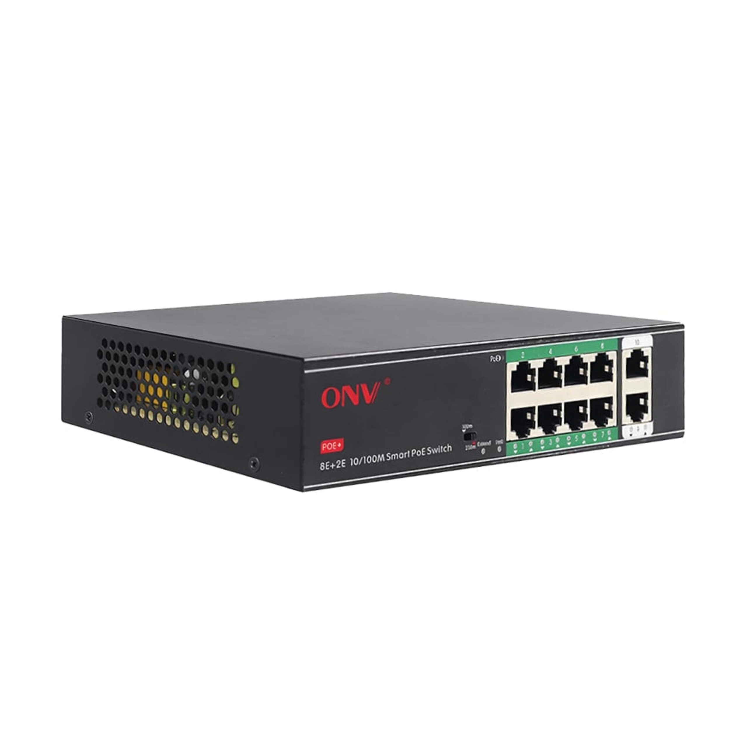 PoE-комутатор ONV-H1108PSD некерований 10 портів 10/100 Мбіт/с (8 PoE+) 120 Вт - Зображення 4