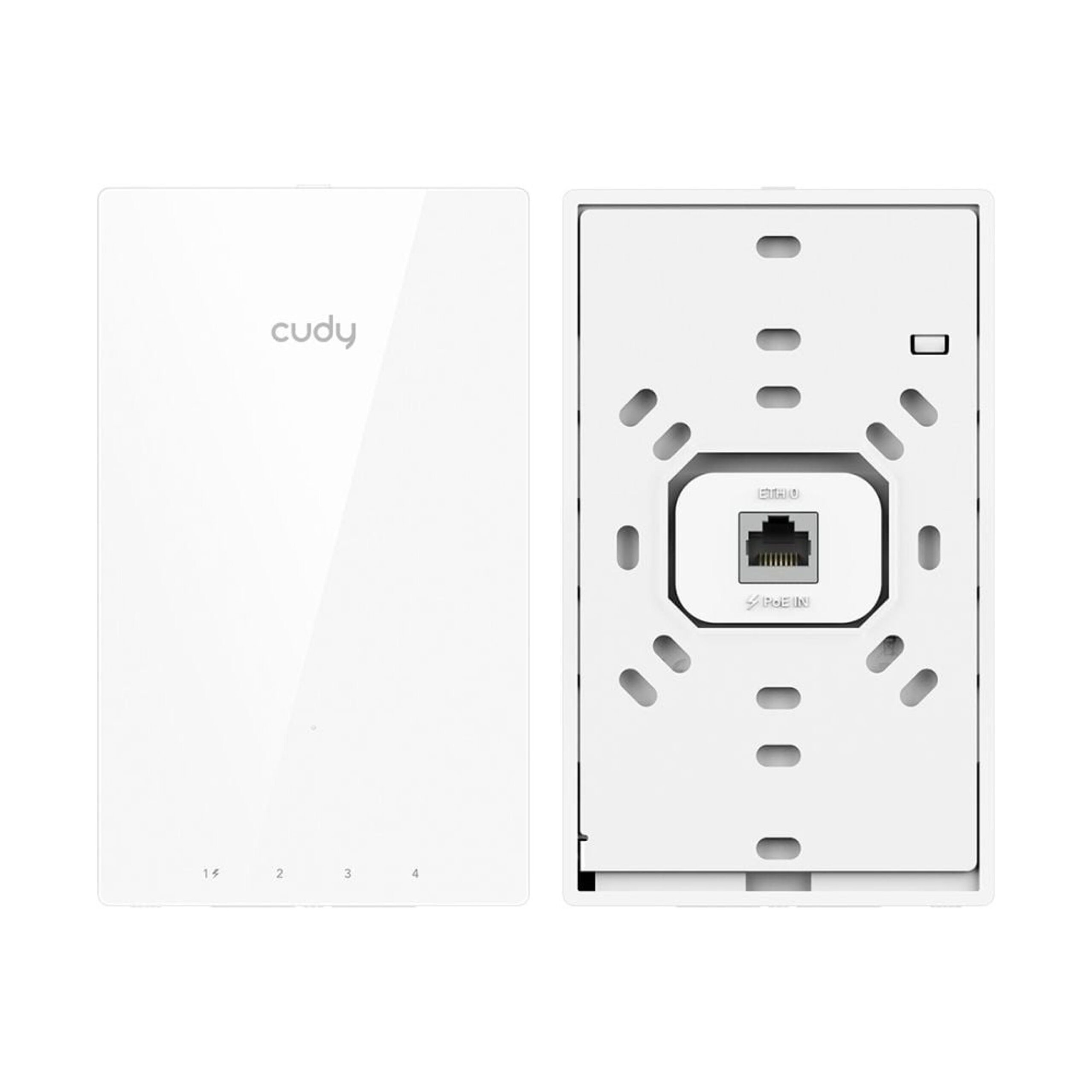 Настенная точка доступа Cudy AP1300 Wall Wi-Fi 5 AC1200 Mesh 5 гигабитных портов PoE passthrough — изображение 2