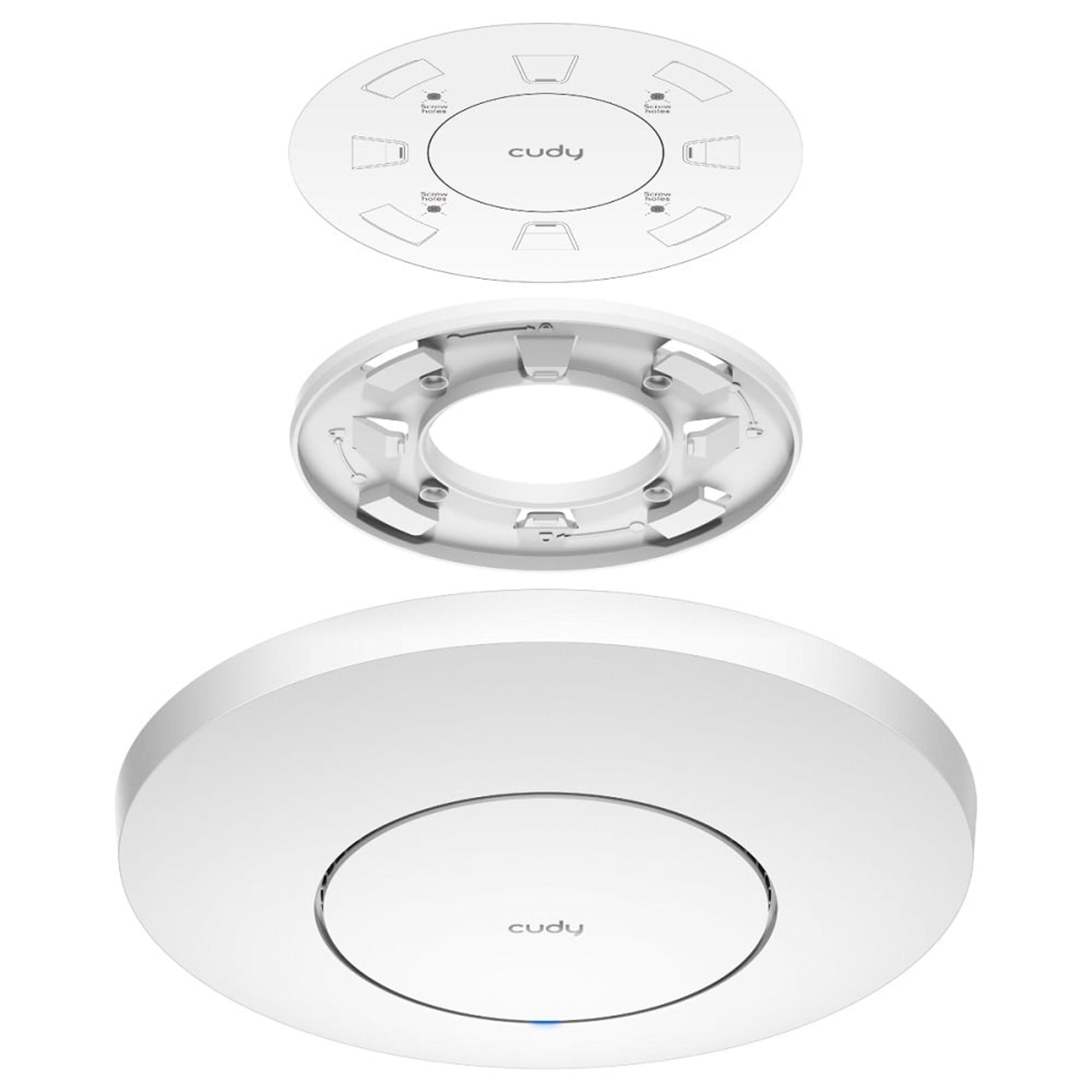 Потолочная точка доступа Cudy AP1300 Wi-Fi 5 AC1200 двухдиапазонная Mesh гигабитный PoE — изображение 4