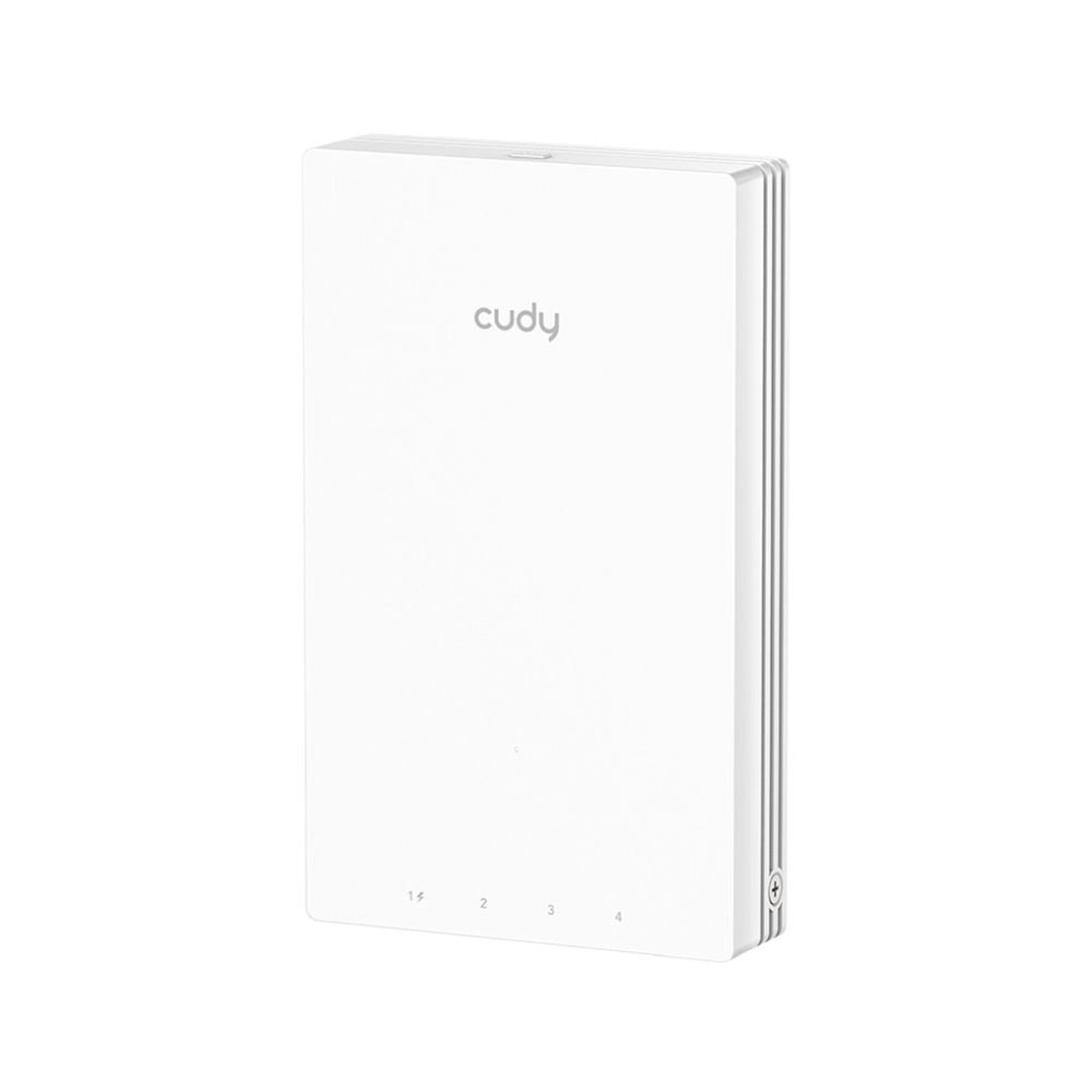 Настенная точка доступа Cudy AP1300 Wall Wi-Fi 5 AC1200 Mesh 5 гигабитных портов PoE passthrough